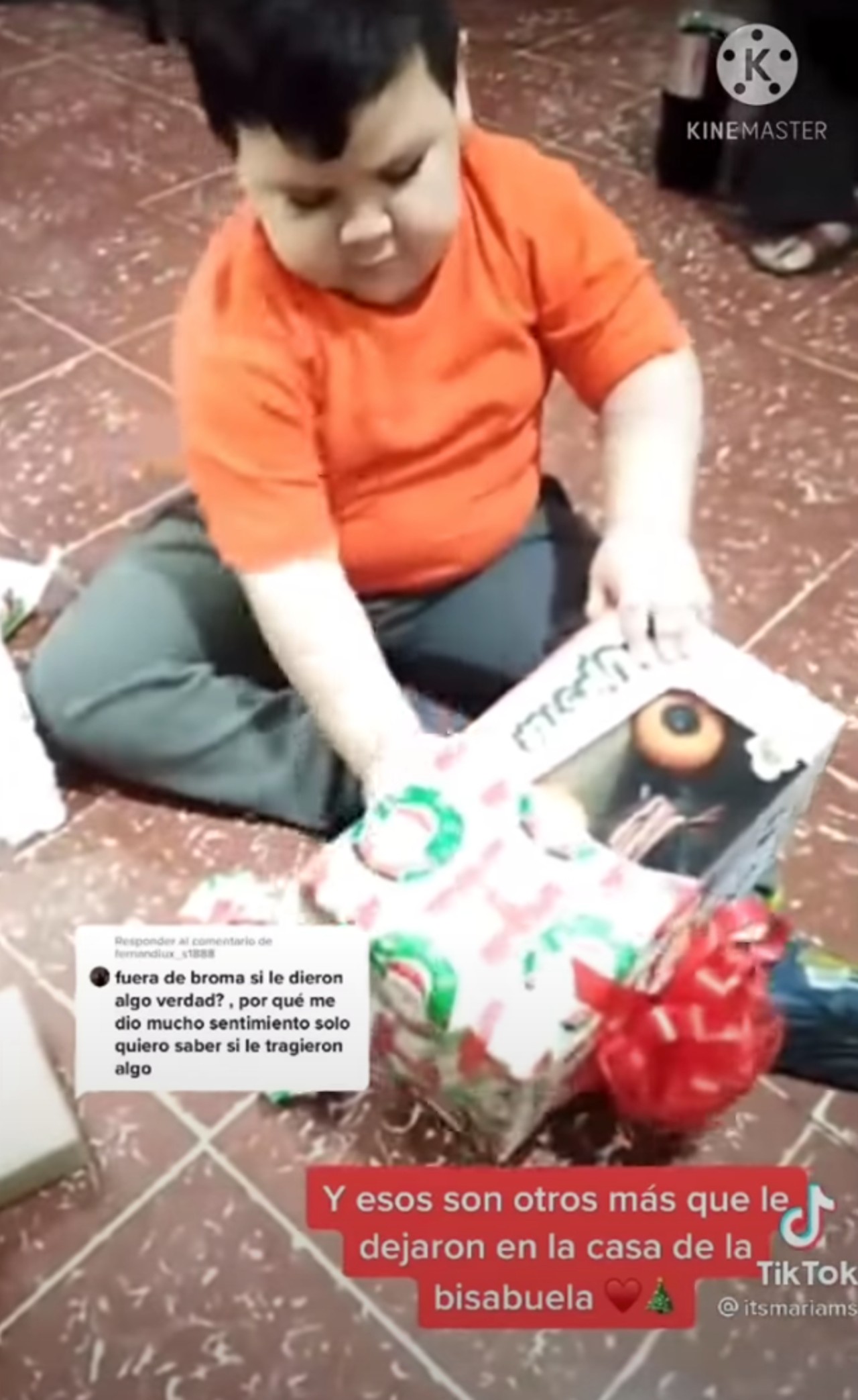 broma niño juguetes santa claus