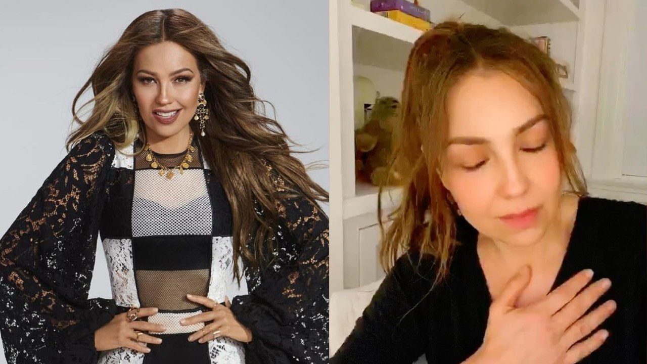 Thalia no puede caminar bien mensaje