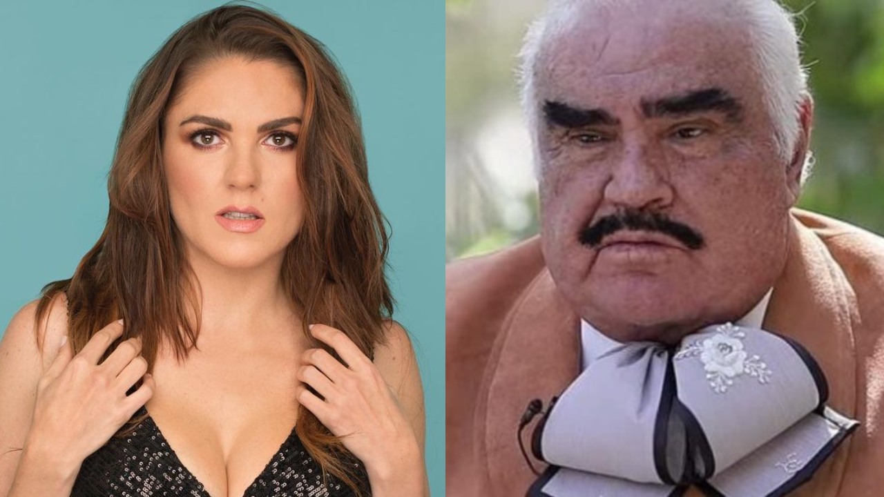 Zoraida Gomez Vicente Fernandez beso boca