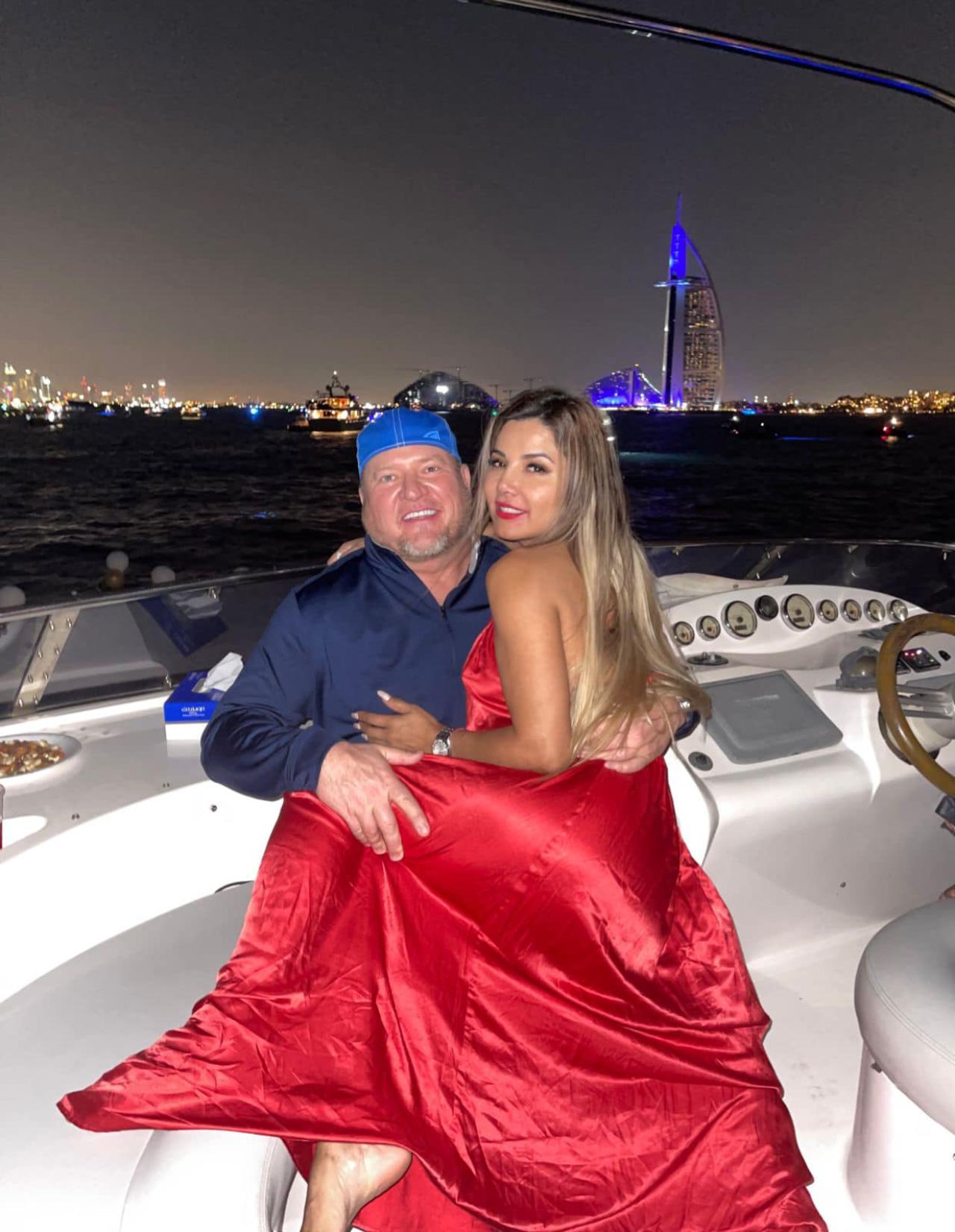 Aleida Nuñez con su sugar daddy