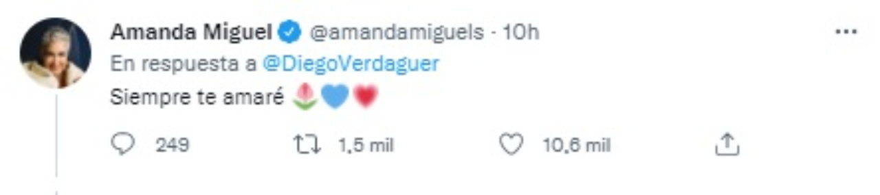 Amanda Miguel Siempre te amare mensaje