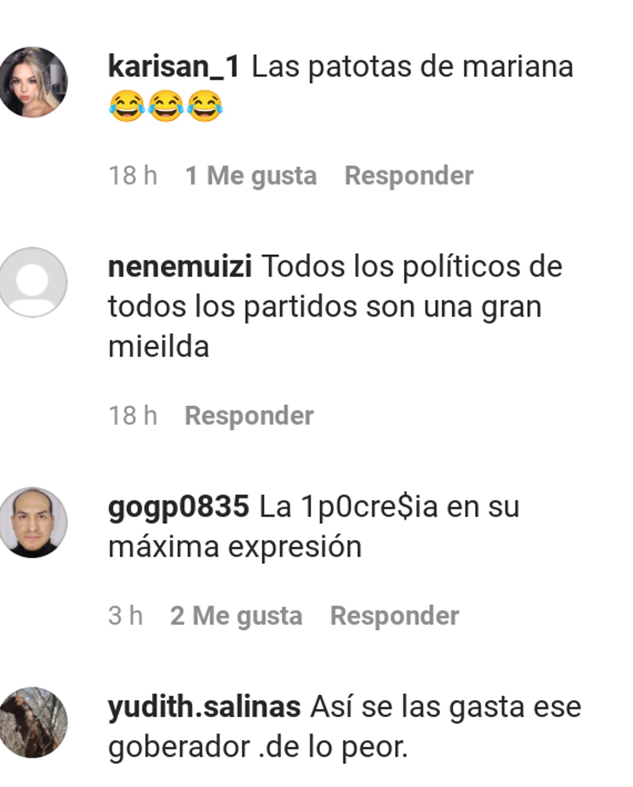 las criticas mariana rodriguez