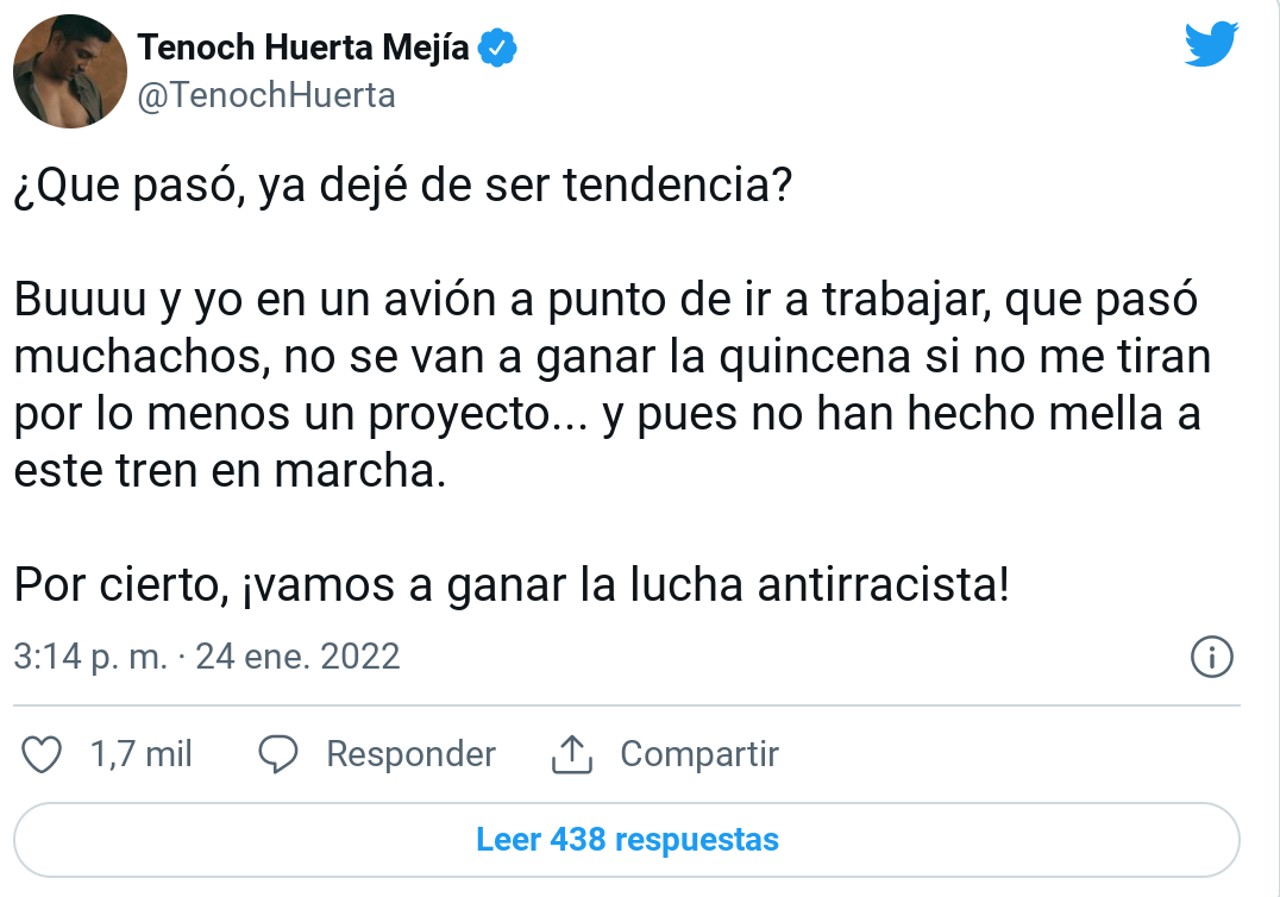 tenoch huerta twitter nominacion oscar