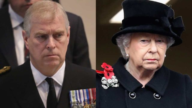 Reina Isabel II Príncipe Andrés