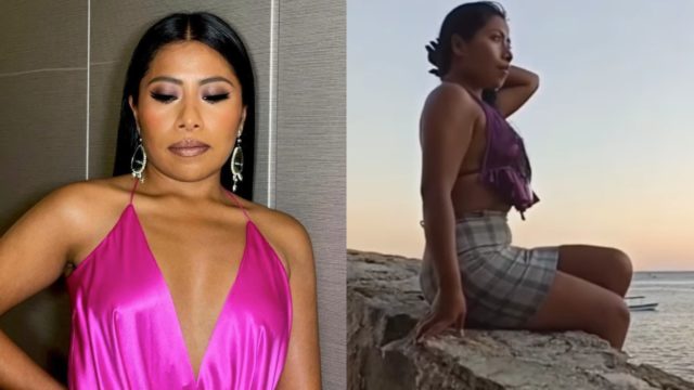 yalitza aparicio bikini rosa vacaciones
