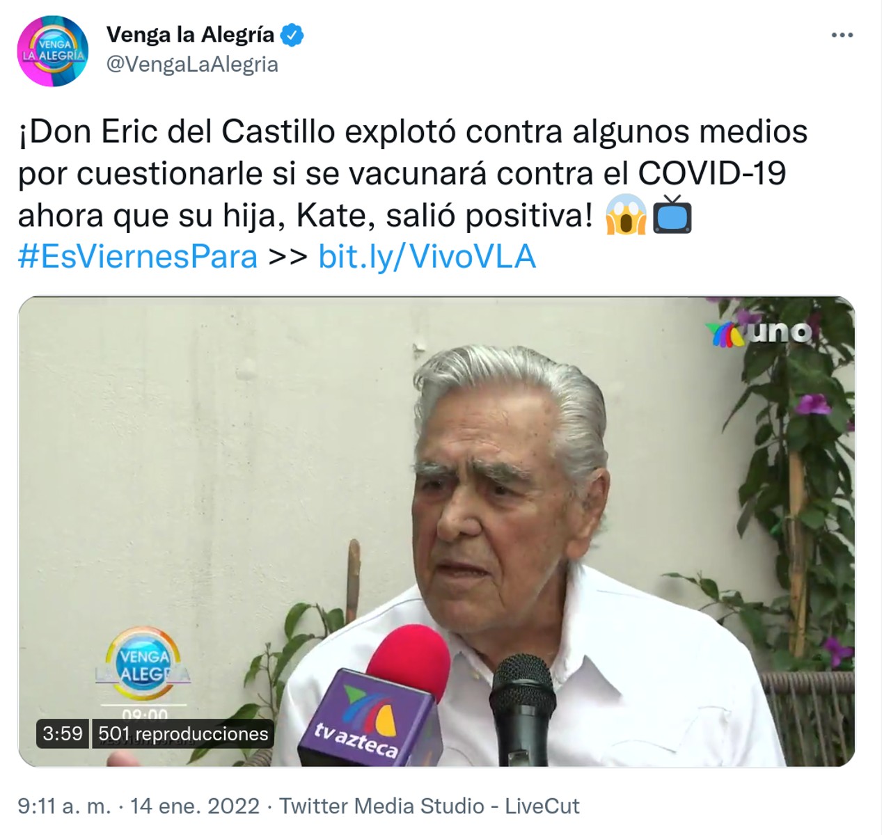 padre eric castillo vacuna