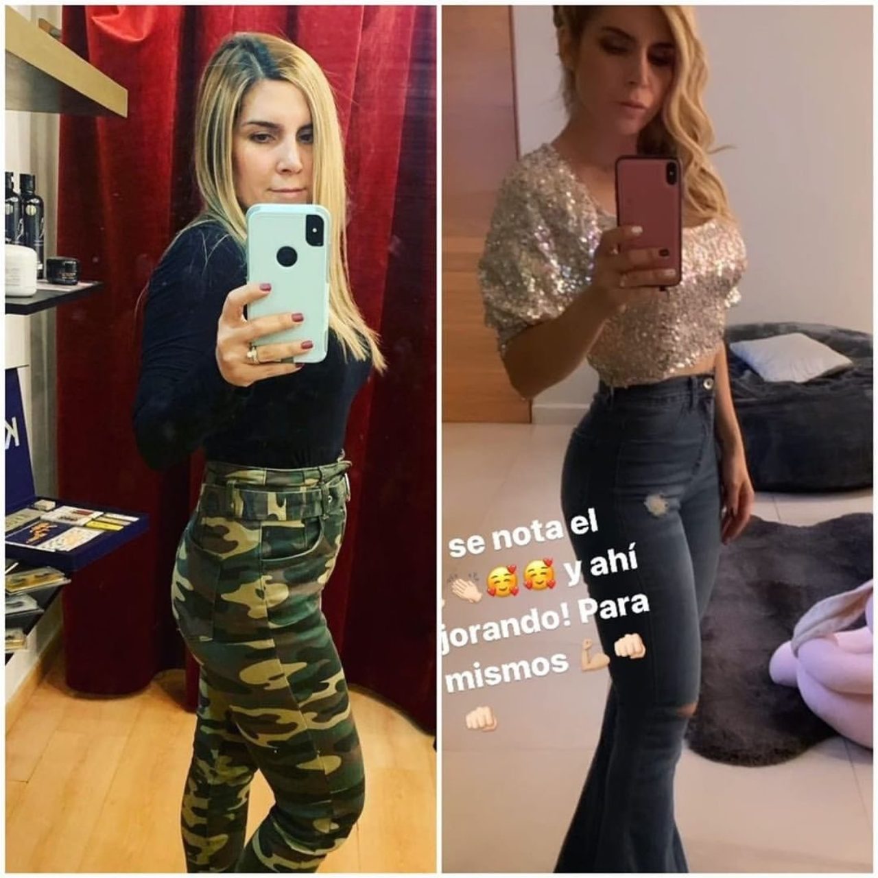 Karla Panini transformacion cuerpo cirugia ejercicio