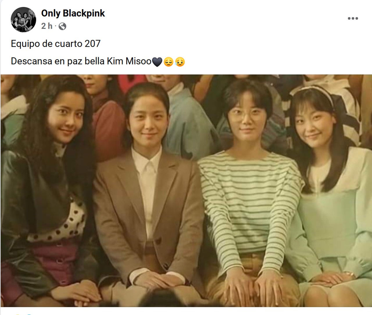 kim mi soo fallece snow drop
