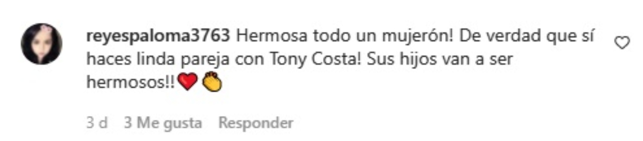 Evelyn Beltran novia Toni Costa hijos