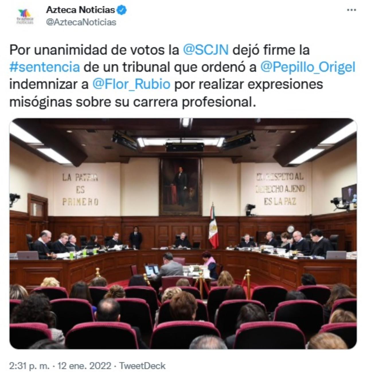 Pepillo Origel pierde demanda Flor Rubio