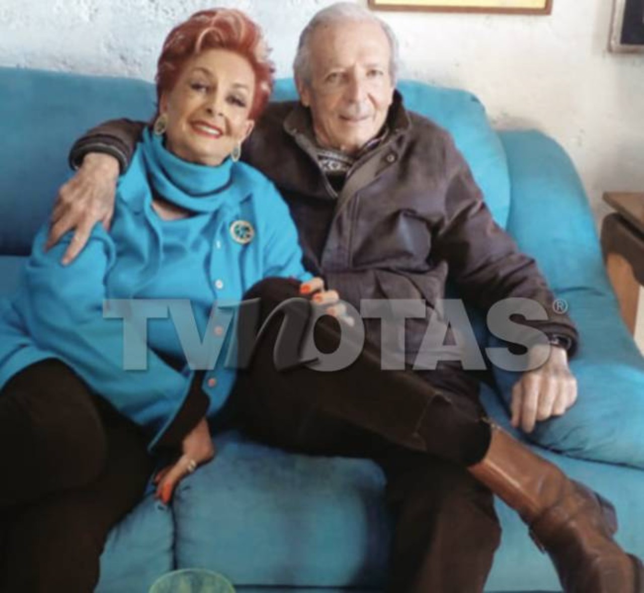 Talina fernandez y su novio Jose