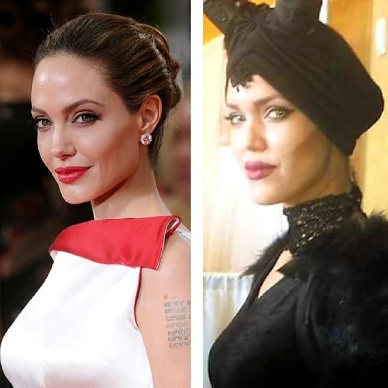 Tiktoker identica Angelina Jolie videos igual