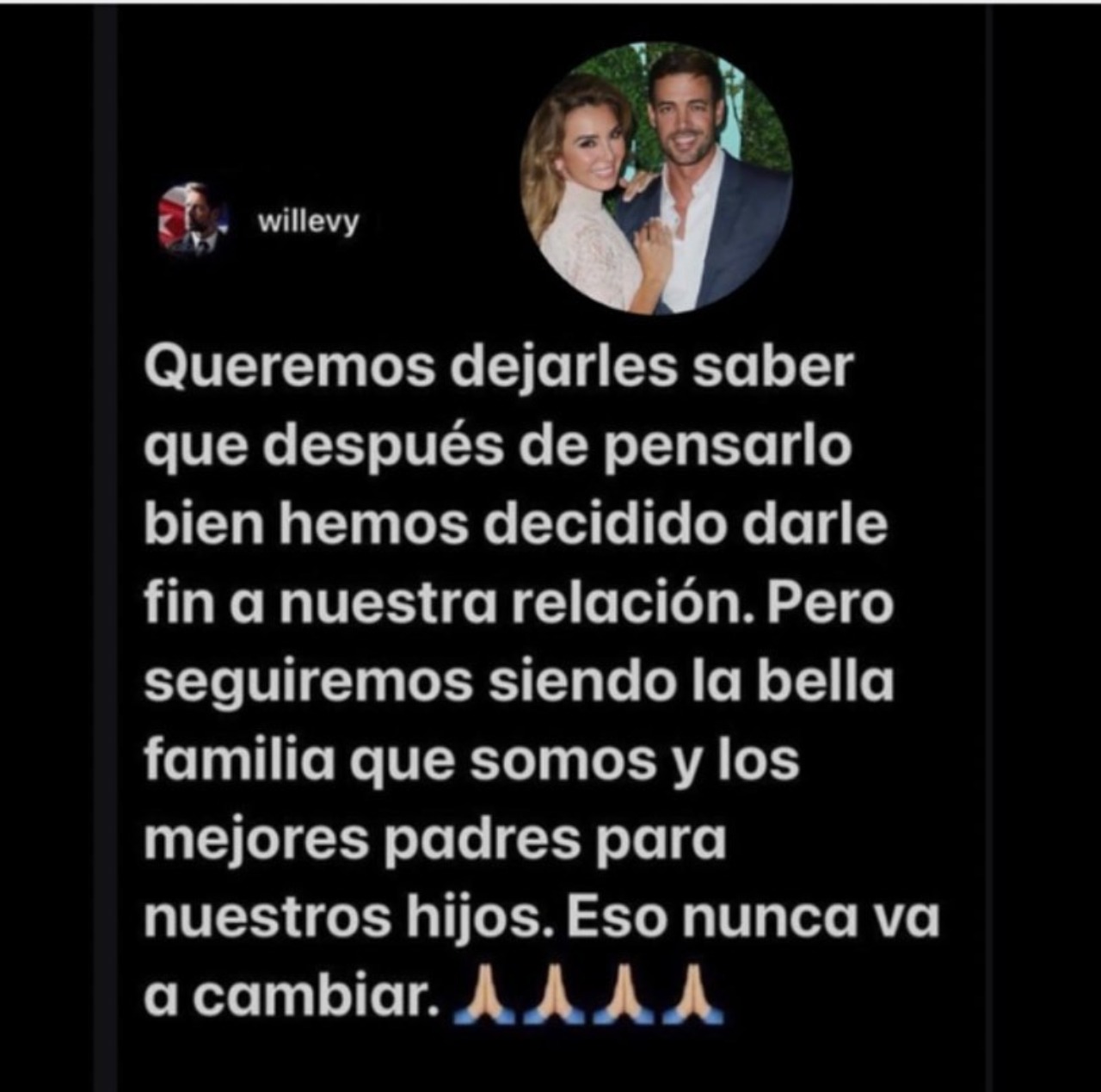 William Levy separacion Elizabeth Gutierrez anuncio