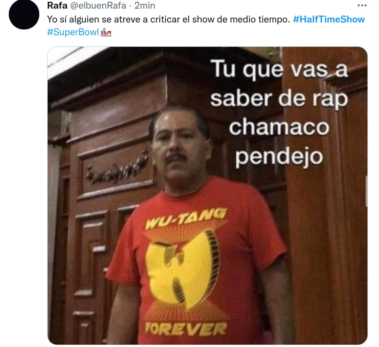 callate niño super bowl medio tiempo