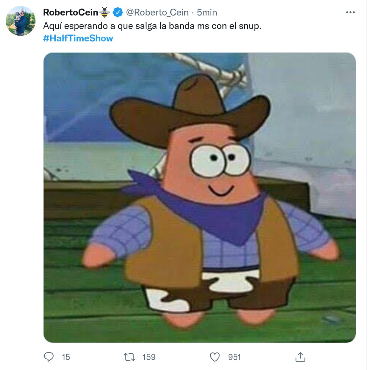 patricio super bowl medio tiempo show