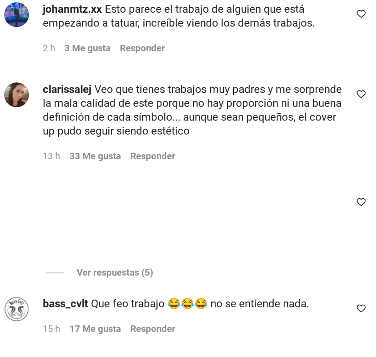 rafael valdez criticas tatuajes