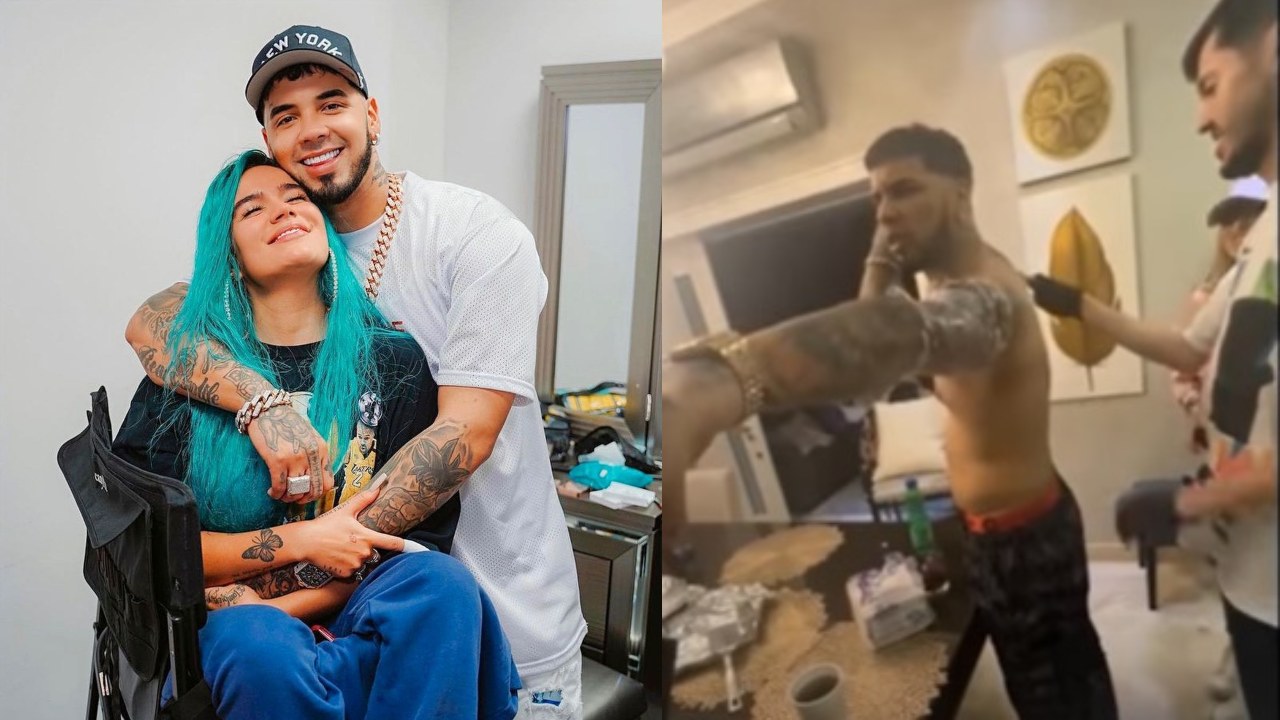 Anuel AA borra tatuaje Karol G