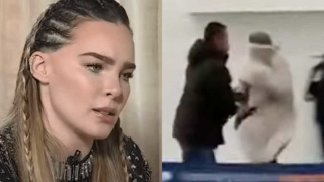Belinda es captada en el aeropuerto tras ruptura con Nodal