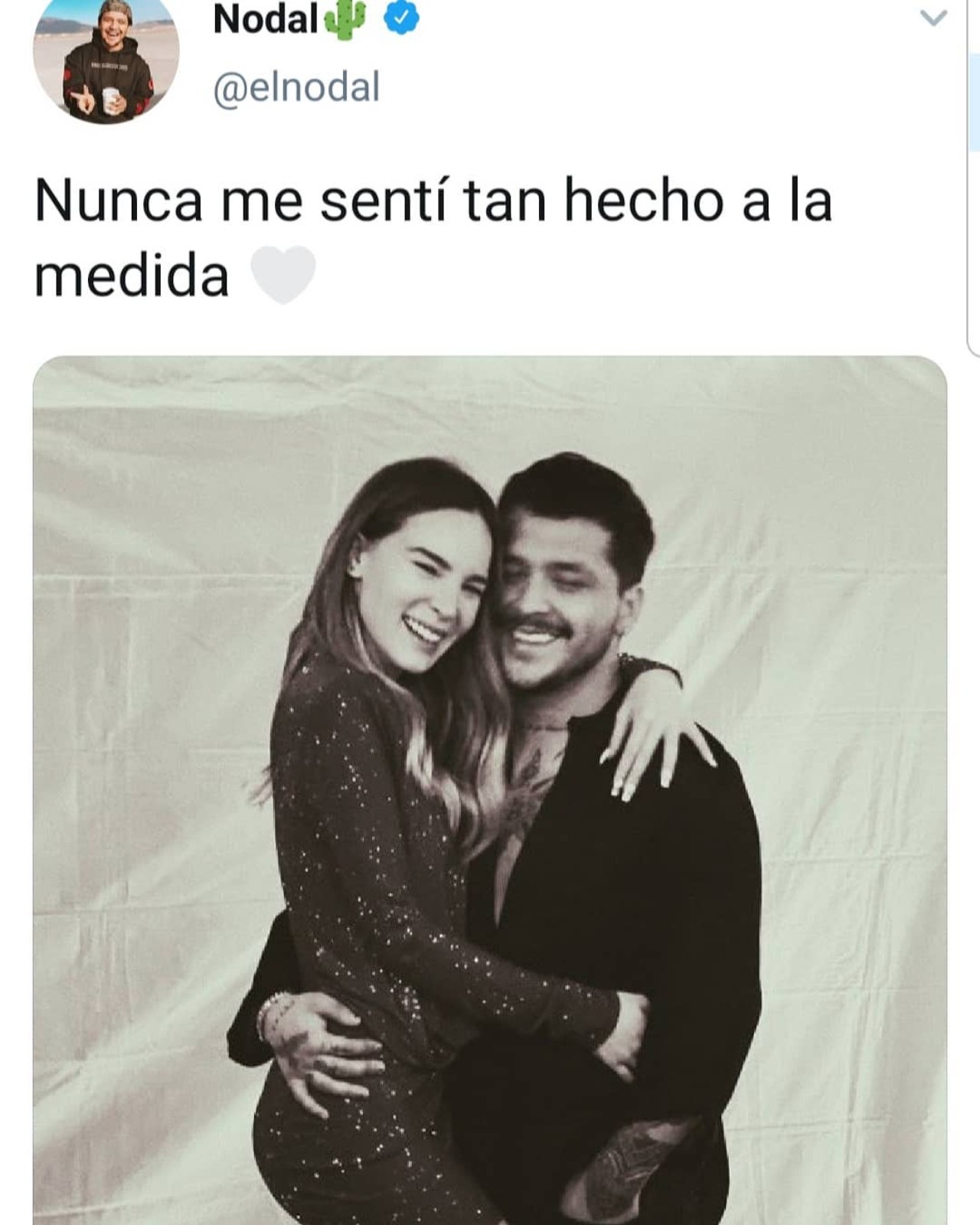 Belinda Nodal cuando eran novios inicio