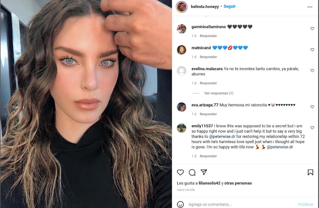belinda cambio look
