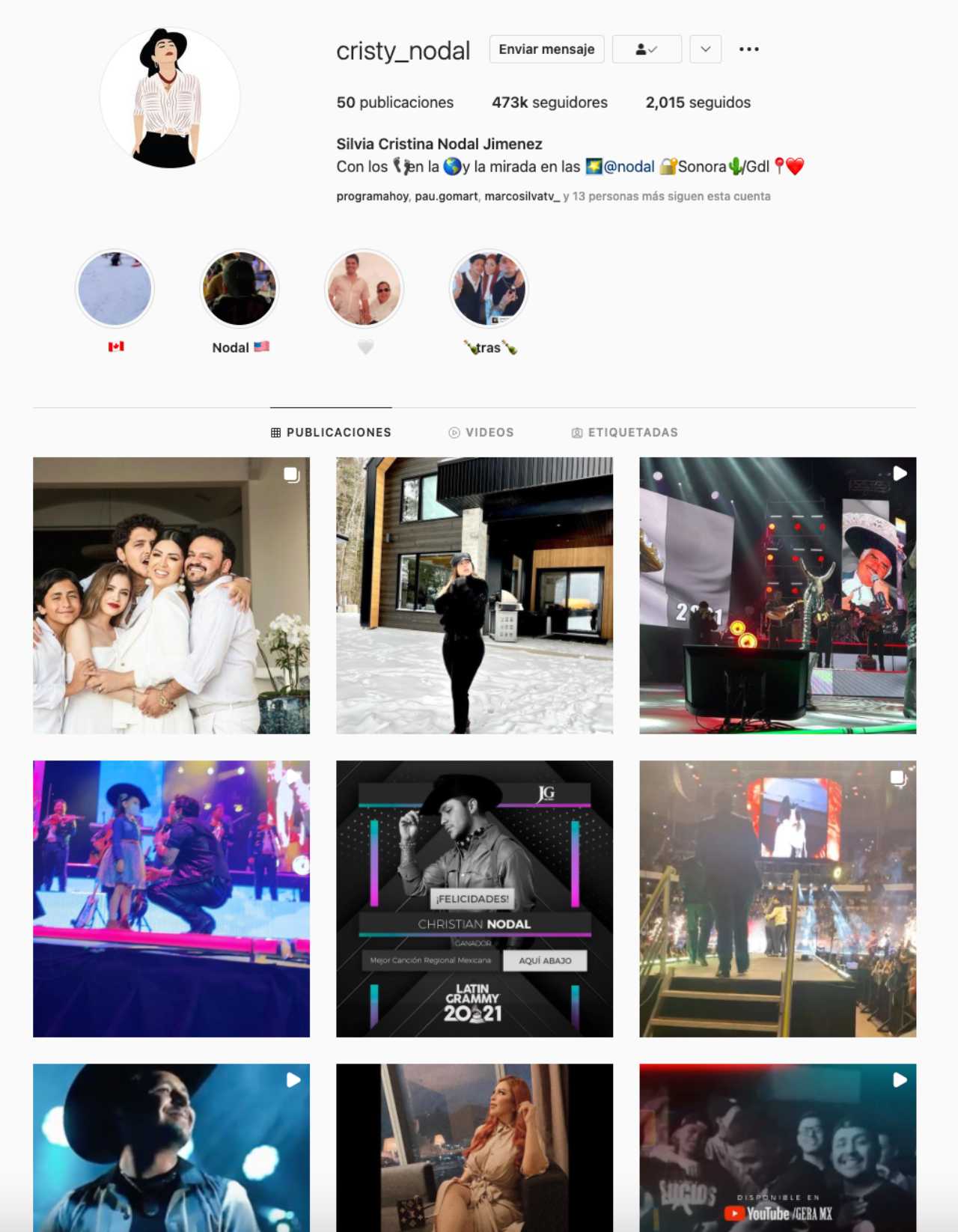 MamÃ¡ de Nodal elimina las fotos de Belinda