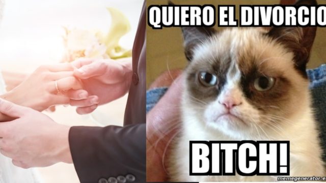 mujer viral se divorcia a los tres minutos