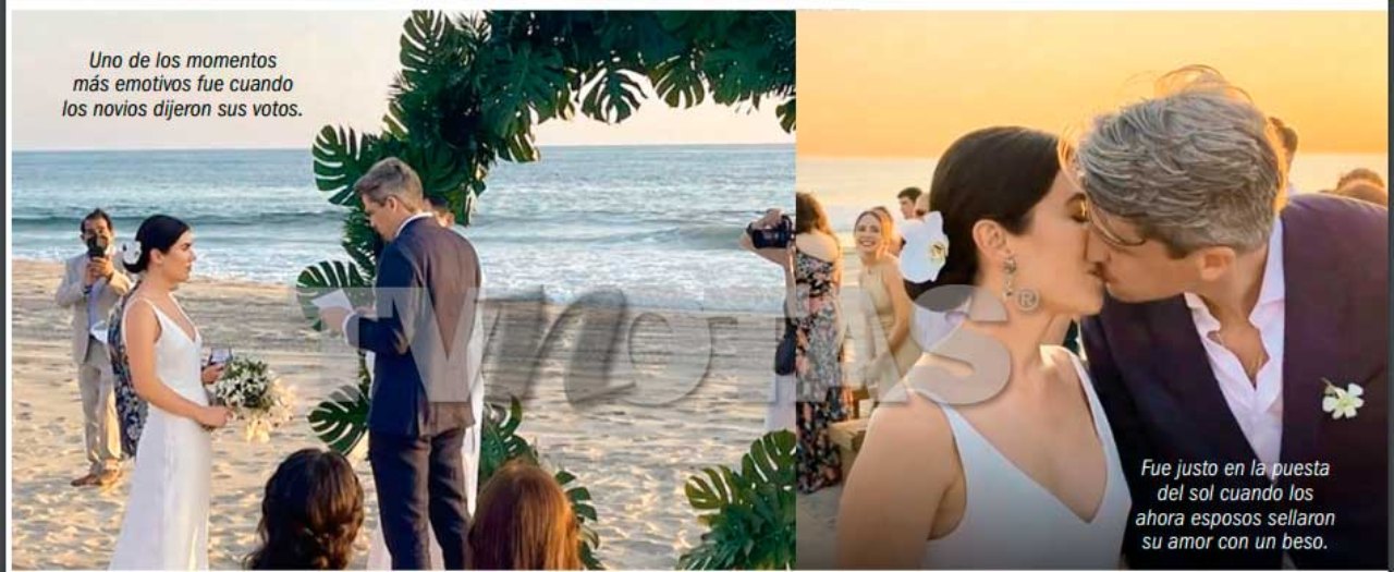 hijo Laura Zapata boda en Oaxaca