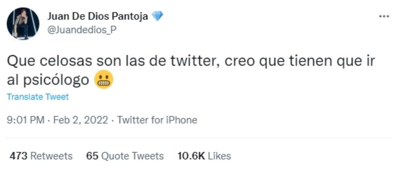 JD Pantoja tweet