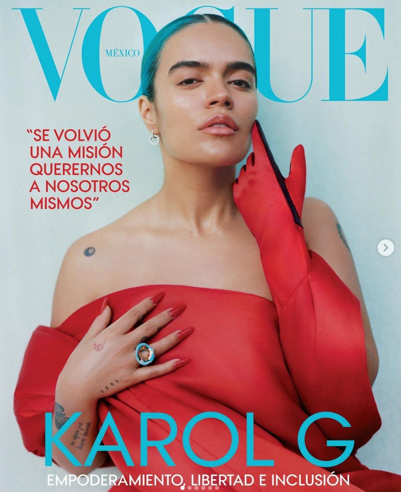 karol g vogue mexico comparacion