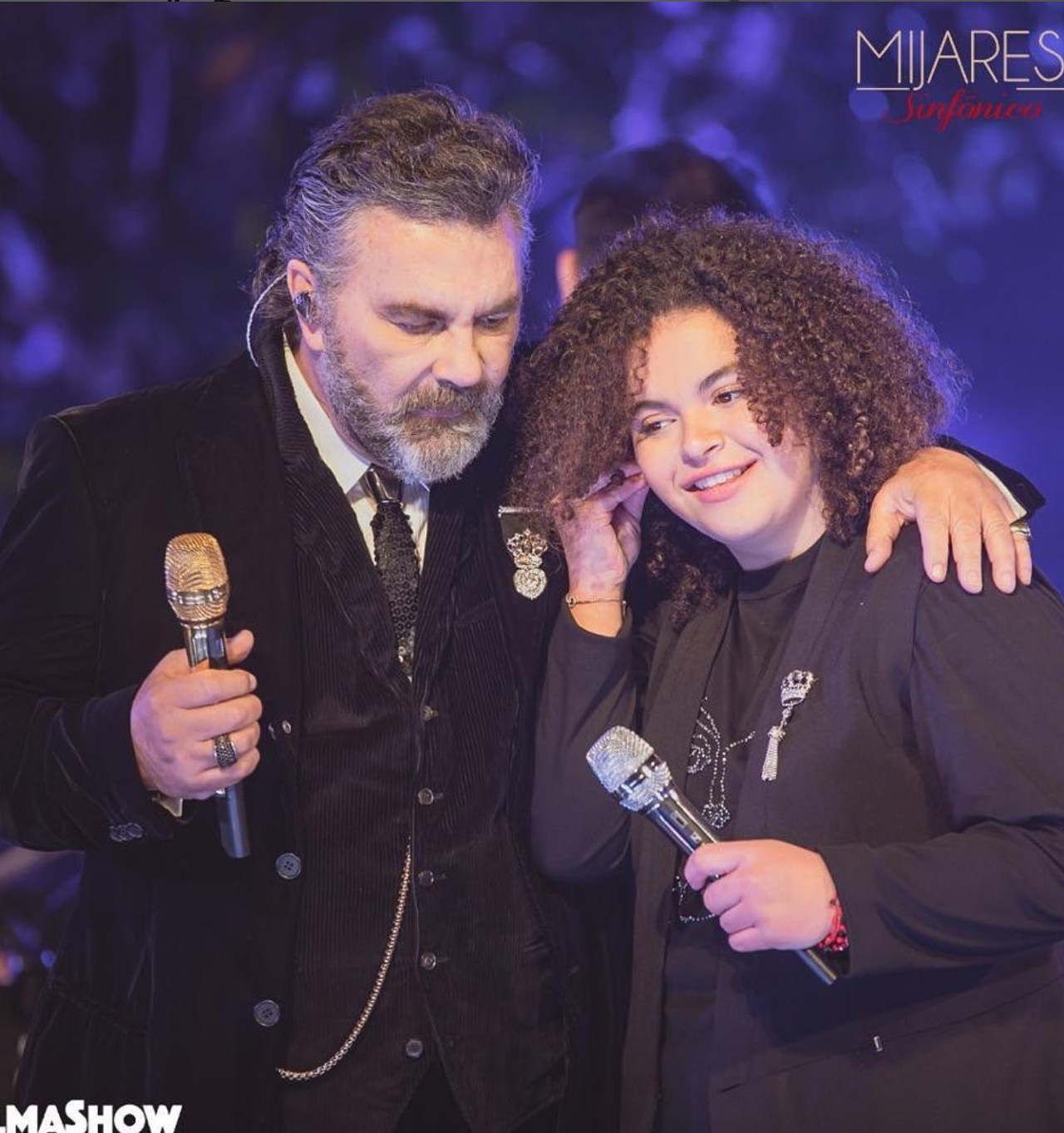 Lucero mijares papa mijares cantando