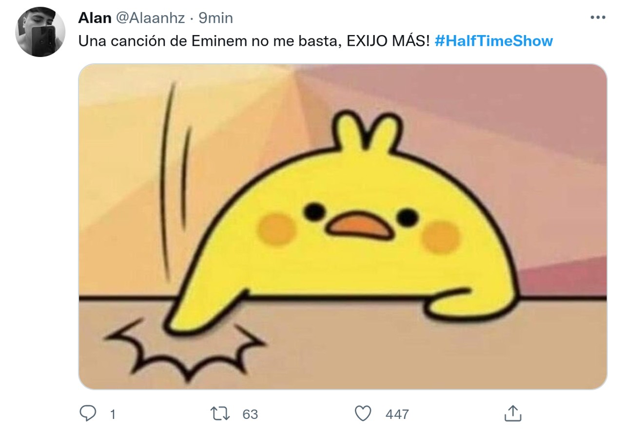 super bowl memes enimen una cancion