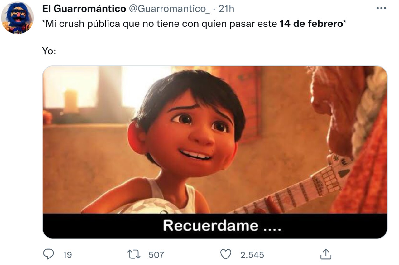 memes 14 febrero crush