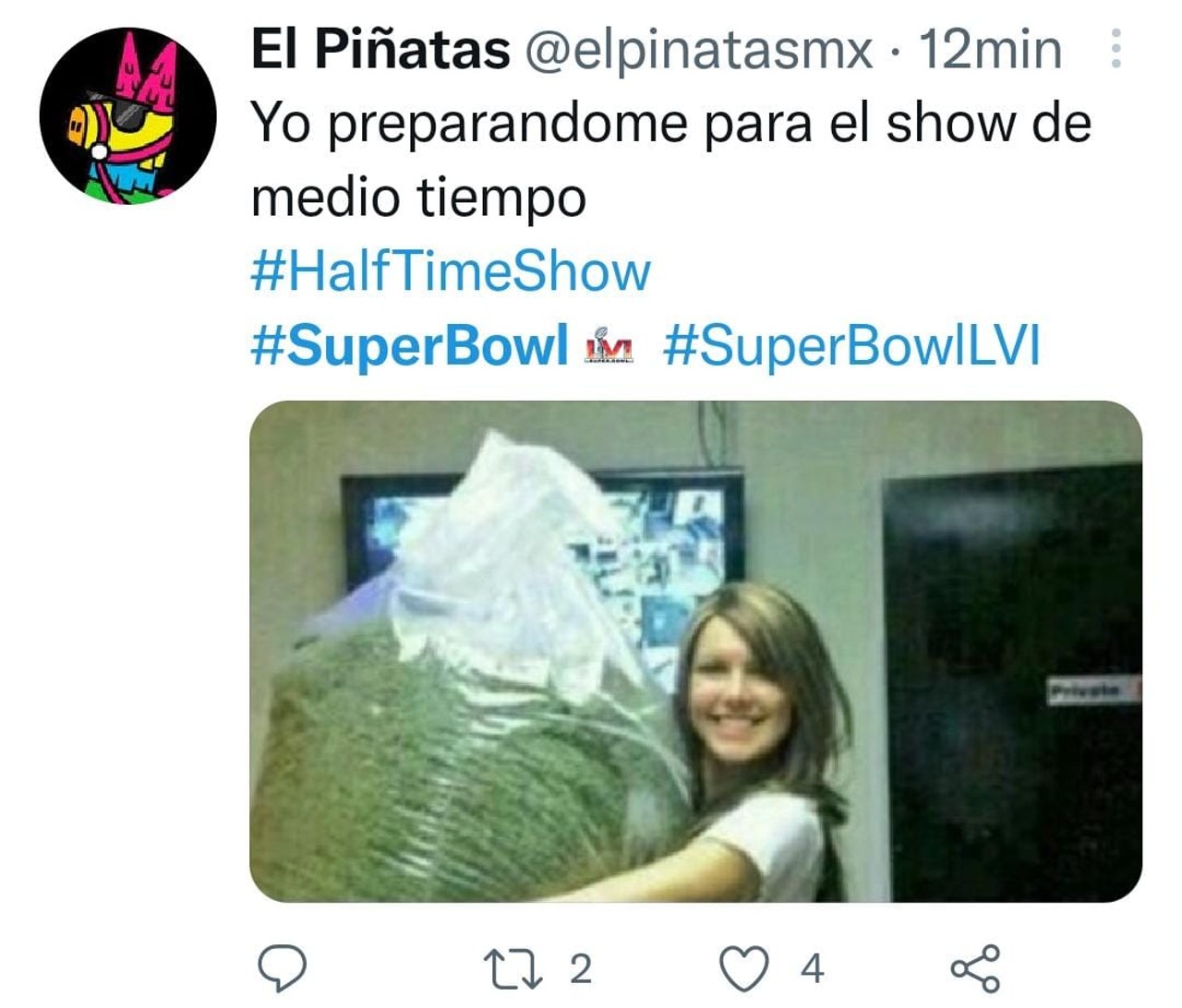 memes medio tiempo super bowl