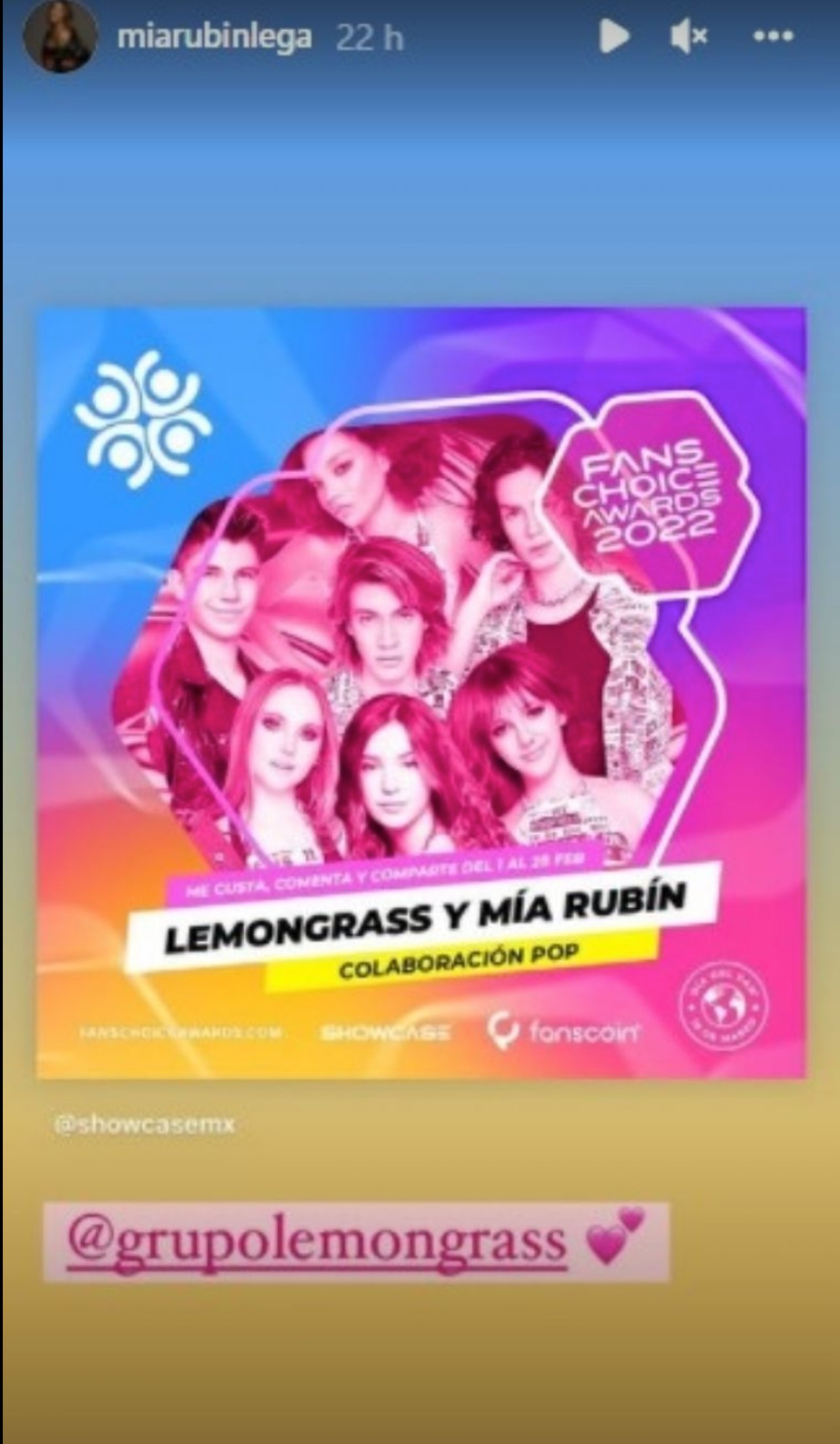 nominacion mia rubin lucero mijares premio