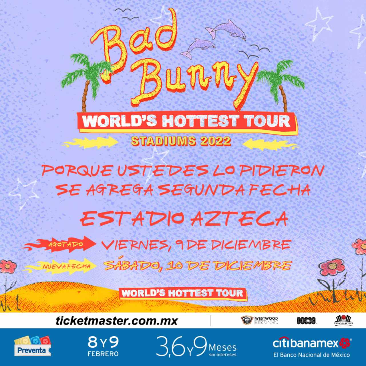 Segunda fecha Bad Bunny Mexico Estadio Azteca