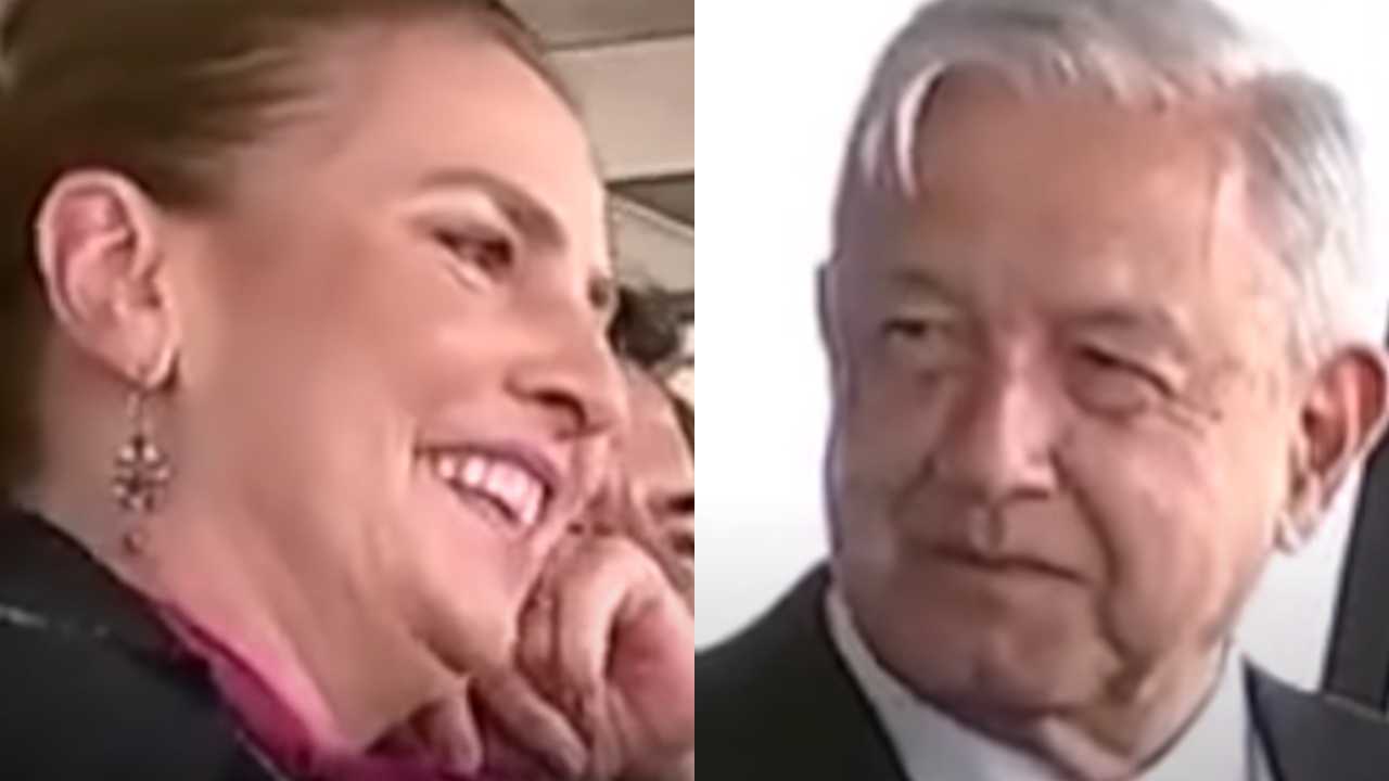 Beatriz Gutiérrez Müller trollea a AMLO en el AIFA