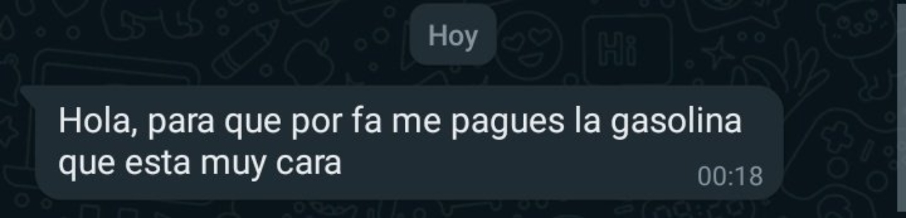 Vato pide chica pague gasolina primera cita