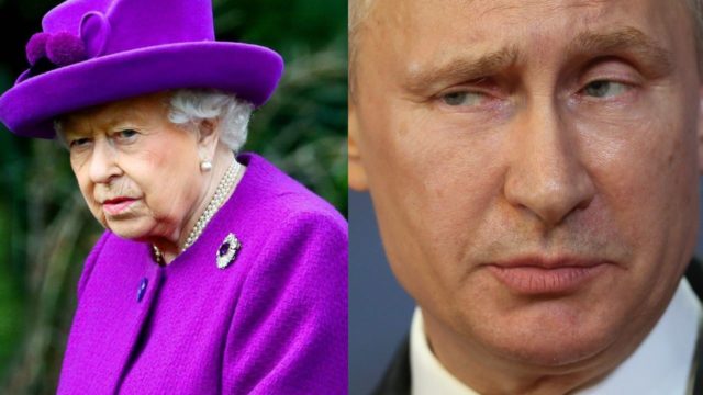 Reina Isabel II Vladimir Putin