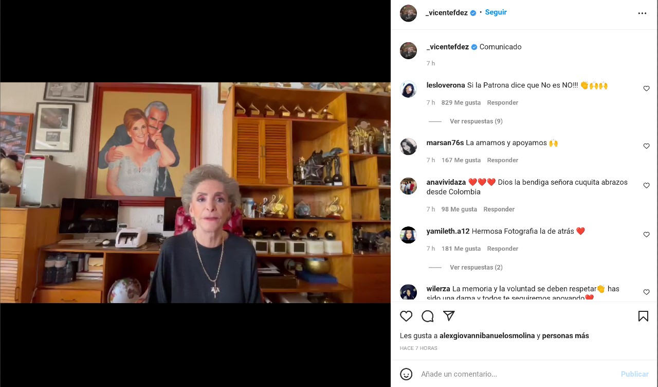 doña cuquita instagram vicente fernandez