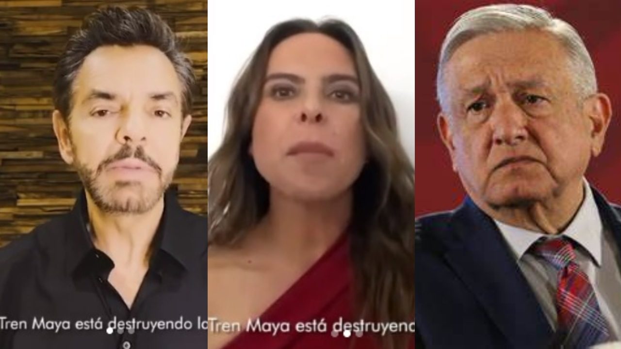 Eugenio Derbez famosos contra tren maya