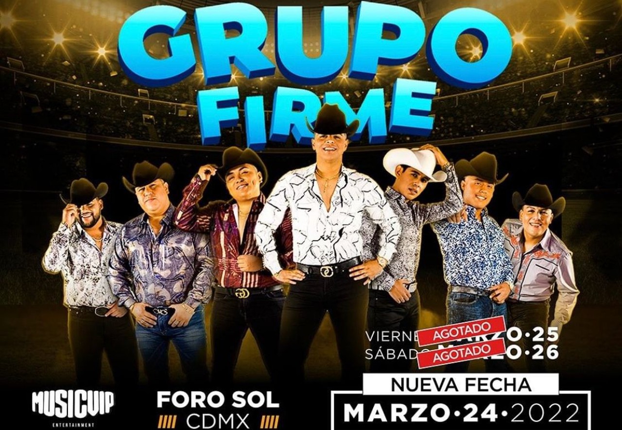 Grupo Firme fechas anunciadas agotadas