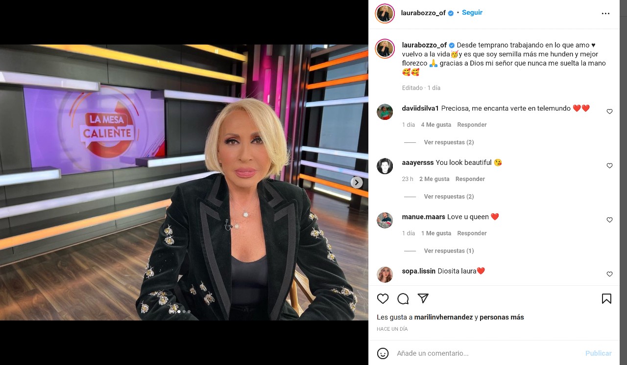 laura bozzo regresa a la televsion