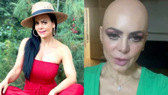 Maribel Guardia completamente rapada