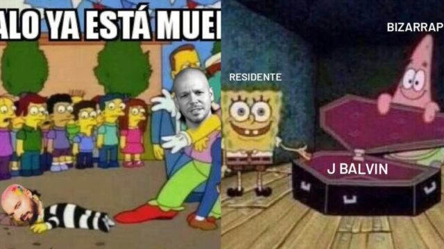 Memes pelea J Balvin Residente cancion