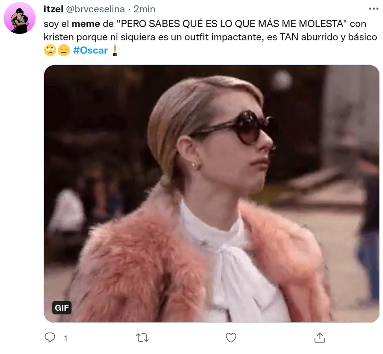 Memes twitter oscars 2022 Kristen