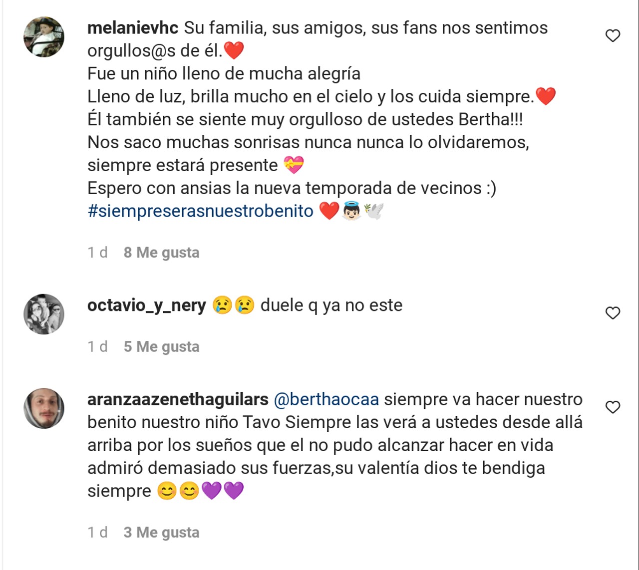 mensaje hermana octavio ocaña