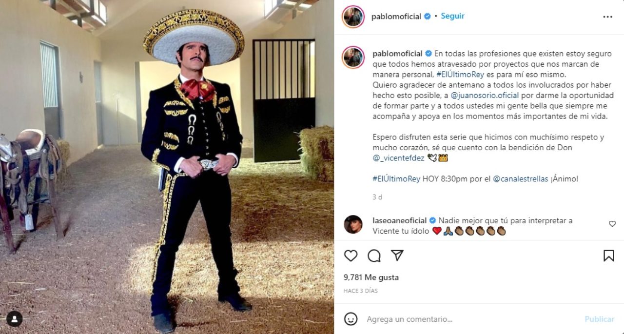 Pablo Montero jura amigo Vicente Fernandez