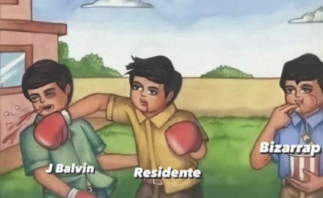pelea entre Residente J Balvin Bizarrap