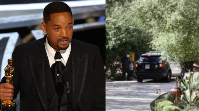 policia mansion Will Smith cachetada Oscar