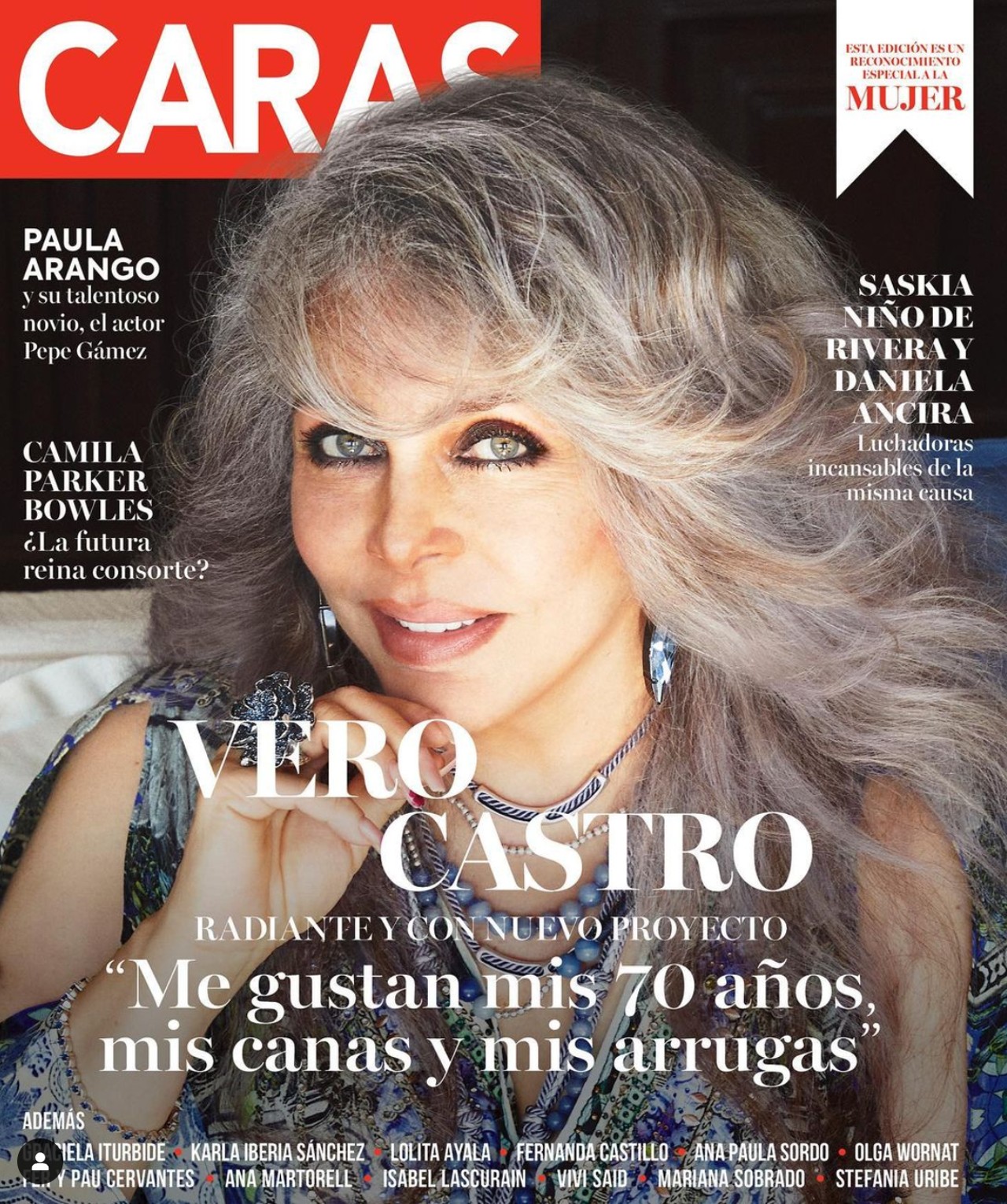 caras revista portada veronica castro